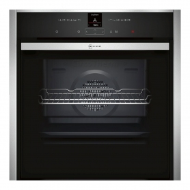 Neff Pyrolytic Slide & Hide Built In Electric Single Oven - Stainless Steel - A+ Rated